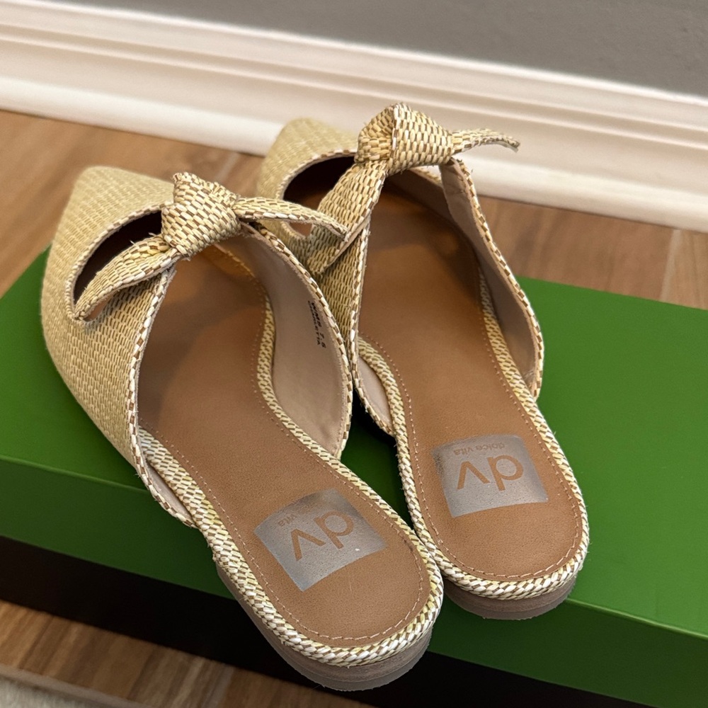 DV by Dolce Vita Raffia Bow Flats - Picture 3 of 6